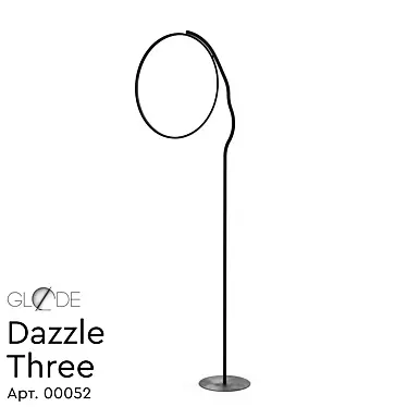 Dazzle Three Flexible Floor Lamp 3D model image 1 