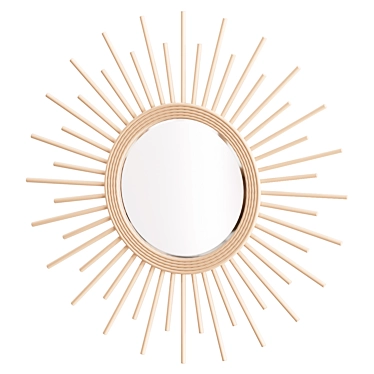 Vintage Marelli Wall Mirror 3D model image 1 