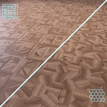 Versatile Wood Floor 3D Model 3D model image 1 