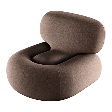 Contemporary Clavis Armchair Design 3D model image 1 