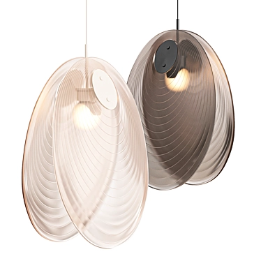 Elegant Crystal Pendant Lamp Bomma 3D model image 1 