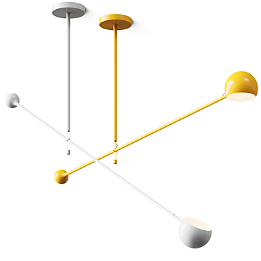 Adjustable Pendant Lamp Foster + Partners 3D model image 1 