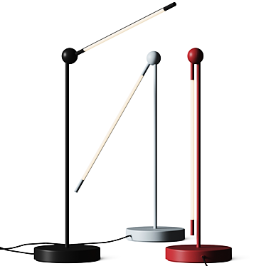 Adjustable Modern Table Lamp 3D model image 1 