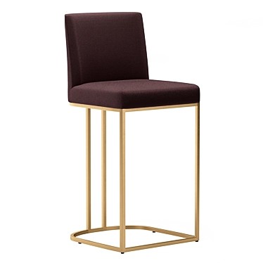 Modern Rayla Bar Stool 3D model image 1 