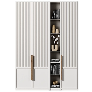 Luxury Wardrobe 38 4K Texture 3D model image 1 