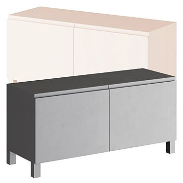 BESTO TV Stand: 795.080.48 3D model image 1 