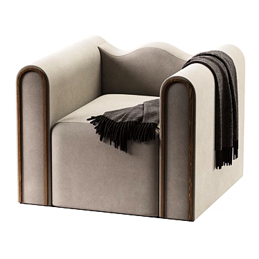 Modern Design Camarat Armchair 3D model image 1 