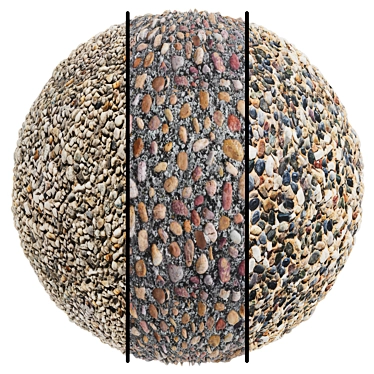  Gravel Stone Texture Set | 4k 3D model image 1 