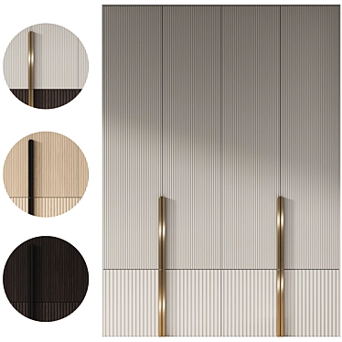  Modern Entryway Furniture Composition 3D model image 1 