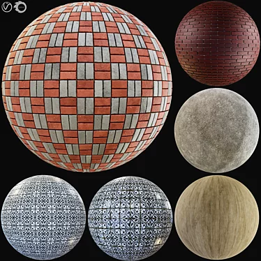 PBR Seamless Textures Collection - Vol.01 3D model image 1 