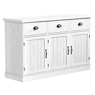 No translation needed, here is a unique title for the product:

Elegant Sharlene Accent Cabinet 3D model image 1 