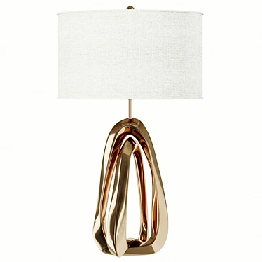 Sculptural Amorphic Table Lamp 3D model image 1 