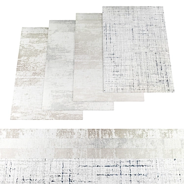 High-Res Random Rug Set 3D model image 1 