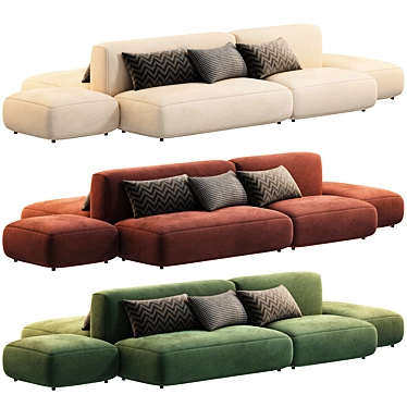 Modular Sofa Lema Cloud 3D model image 1 
