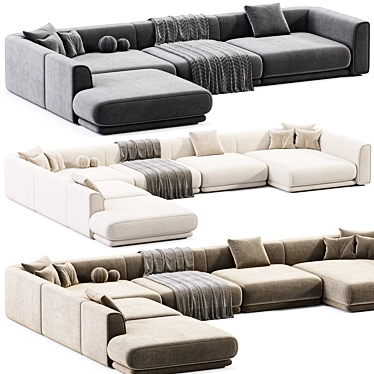 Italian Design Rafael Sofa, 2015 3D model image 1 