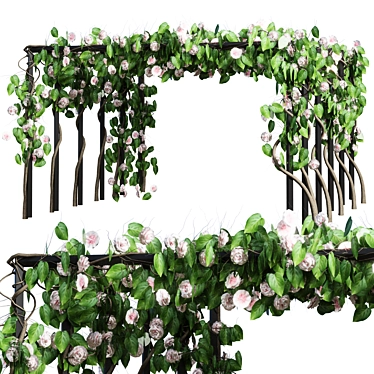 Vray Rose Arch Scene 2015 3D model image 1 