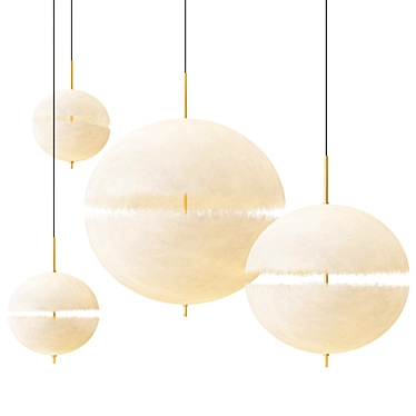 Nordic Moon Lamps Collection 3D model image 1 