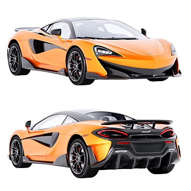 Ultimate McLaren 600LT 3D Model 3D model image 1 