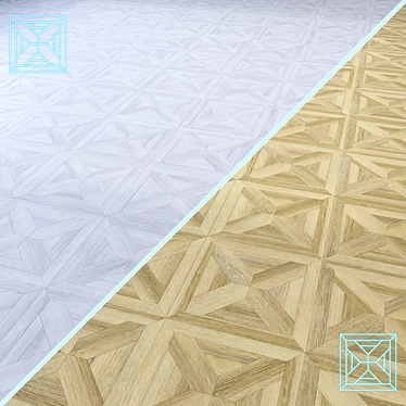 Modular Wood Flooring 3D Model 3D model image 1 