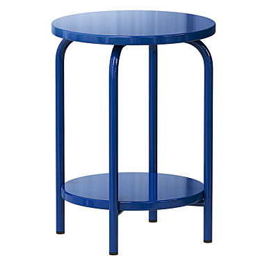 Navy Metal Kids’ Nightstand Organizer 3D model image 1 