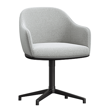 Modern VITRA Softshell Chair 3D model image 1 