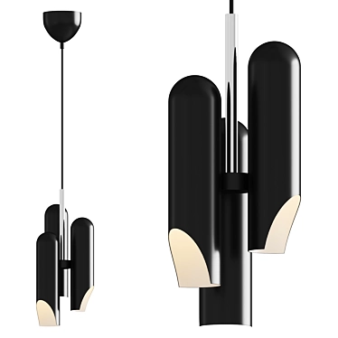 Sleek DFTP Rochelle Pendant Light 3D model image 1 