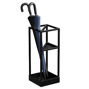 Modern Iron Umbrella Stand Holder 3D model image 1 