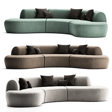 Ashton Sofa Variety by Corner 3D model image 1 
