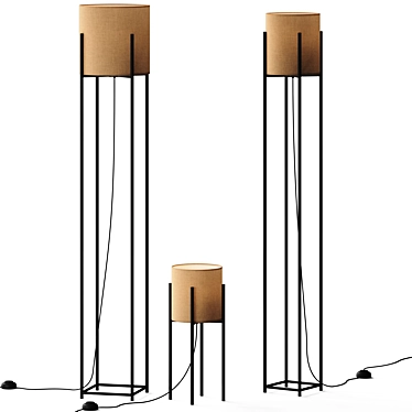 Designer Floor Lamp Antonino Sciortino 3D model image 1 