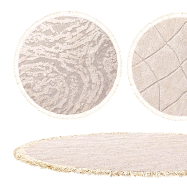 Round rugs set