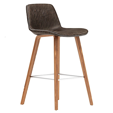 Janis Bar Stool in 3 Colors 3D model image 1 