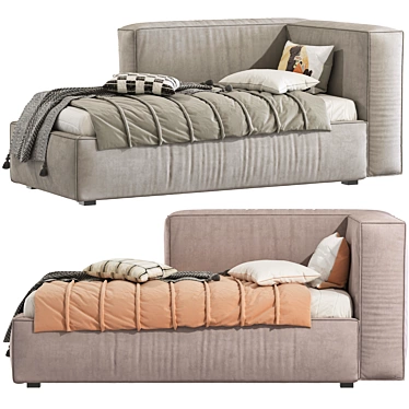 Convertible Sofa Bed Hill S 404 3D model image 1 