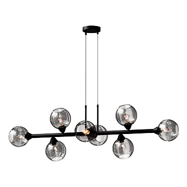 Eurosvet Roger Smoky Chandelier 3D model image 1 