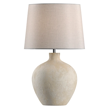 Elegant Washed Urn Table Lamp 3D model image 1 