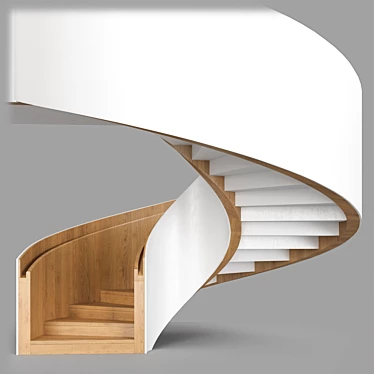 Spiral Staircase Model Set 3D model image 1 