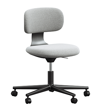 Rookie Grey Office Chair 3D model image 1 