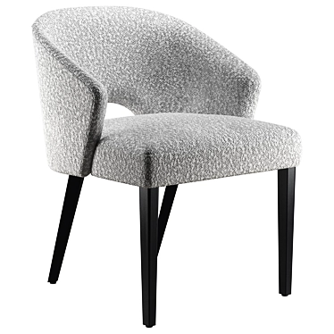 Modern Bright Cahn Armchair 202 3D model image 1 