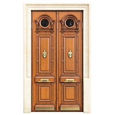 Classic Door 3D Max Model 3D model image 1 