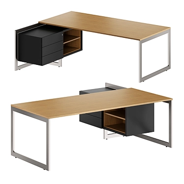 Vektor Executive Desk by FORMA5 3D model image 1 