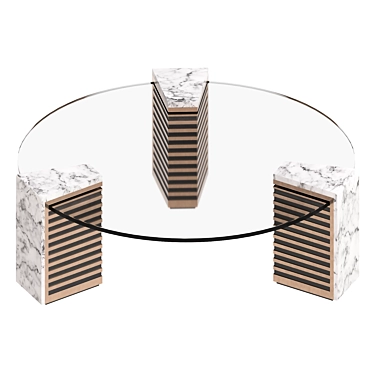 Visionnaire Admeto Multi-Color Coffee Table 3D model image 1 