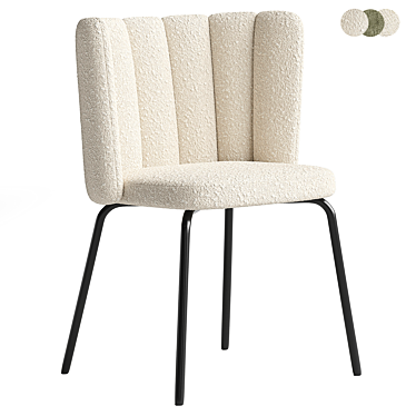 Elegant Modern Chair Aniela 3D model image 1 
