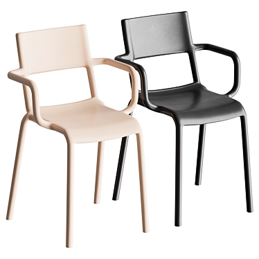 Modern Kartell Chair Ready Shipping 3D model image 1 