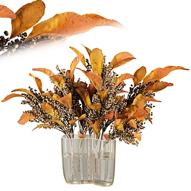 Decorative Dried Plant Collection Pack 3D model image 1 