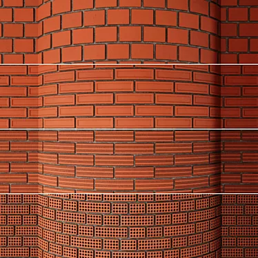 Brick Seamless Texture Pack 004 3D model image 1 