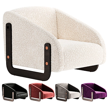 Elegant Bevan Chair Model 3D model image 1 