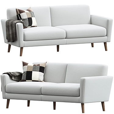 Trendy Oliver Sofa Bestseller 3D model image 1 