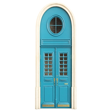 Classic Door 3D Model Set 3D model image 1 