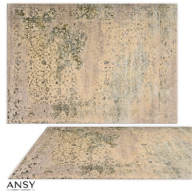 ANSY Shabby Classic Wool Silkrug 3D model image 1 