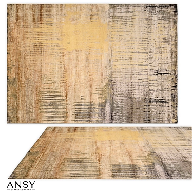 Handcrafted Mirage Design Collection Rug 3D model image 1 