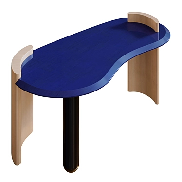 Contemporary Table Blue